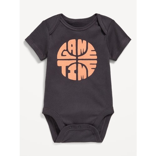 Short-Sleeve Unisex Graphic Bodysuit for Baby