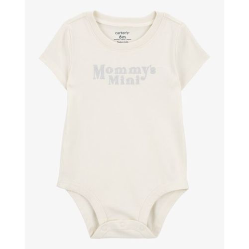 Baby "Mommy's Mini" Short-Sleeve Bodysuit - Cream - Carter's | Carter's