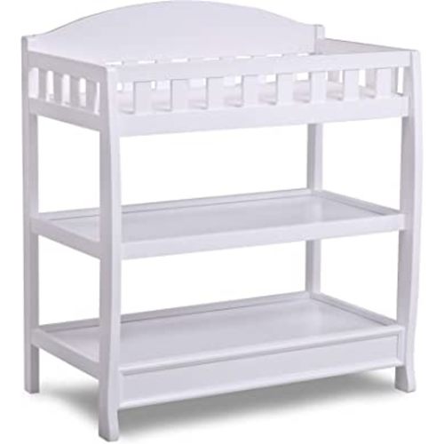 Infant Changing Table with Pad, White