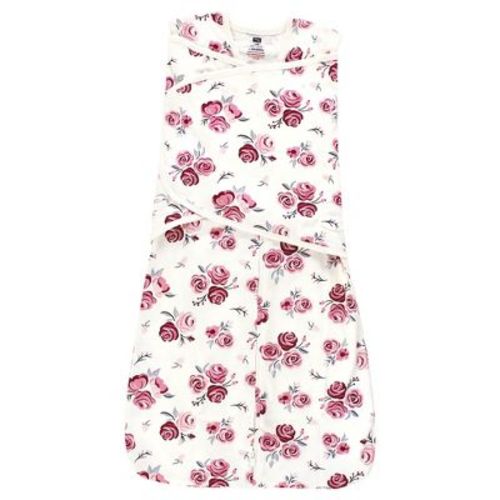 Hudson Baby Infant Girl Convertible Swaddle Sleep Sack, Rose