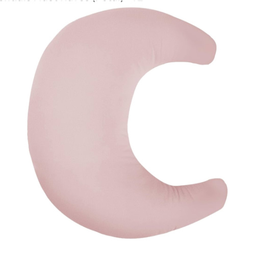 snuggle me Organic Nursing Pillow (New 2025 Design) | Bottle & Breastfeeding Pillow with Organic Cotton Cover & Fiberfill, Machine Washable Feeding Pillow, Newborn Essentials Must Haves (Petal) - v2