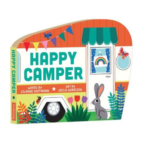 Happy Camper Shaped Board Book - by Mudpuppy & Jilanne Hoffmann