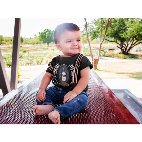 Bottle Tattoo Baby Fine Jersey Tee | Alternative Rockabilly Punk Rock Goth Infant Onesie Clothing Baby Shower Childrens Gifts