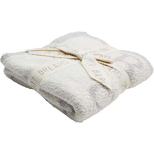 Barefoot Dreams CozyChic® ABC Blanket Oyster/Cream One Size