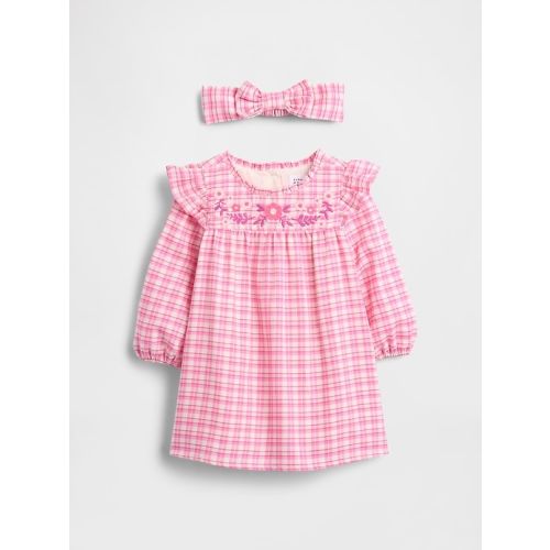 Baby Gingham Dress Set