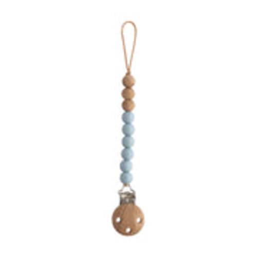 Mushie Pacifier Clip | Eva (Blue Color)