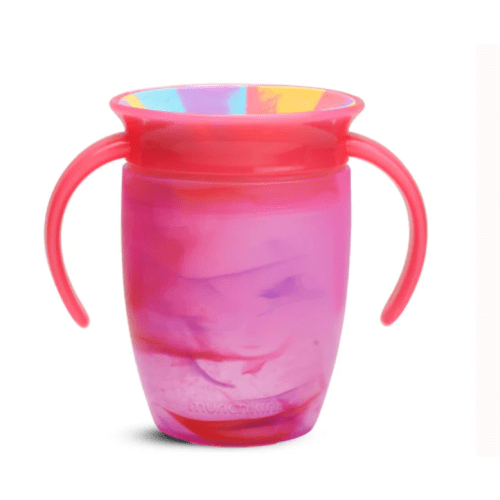 Miracle® 360° Tropical Swirl Trainer Cup, 7oz | Baby Drinkware | Munchkin