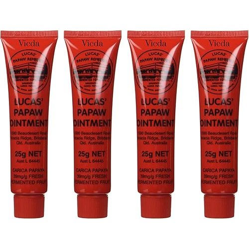 Lucas' Papaw Ointment 25g | Imported Directly from Australia (4 Pack)