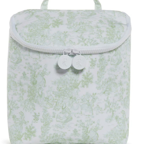 Insulated Lunch Bag - Take Away - Bunny Toile Green
