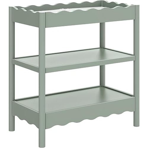 babyletto Swell Changing Table in Light Sage, Greenguard Gold Certified