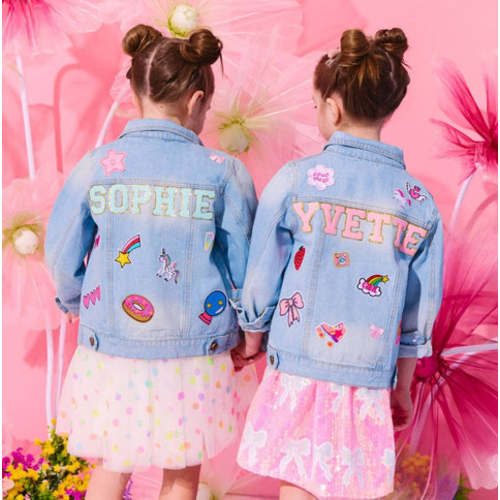 Customizable Patch Denim Jacket