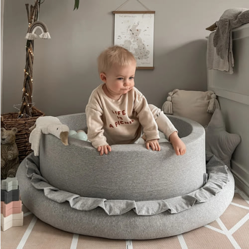 Light Grey Ball Pit & Playmat Bundle