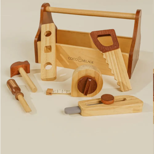 Wooden Tool Playset