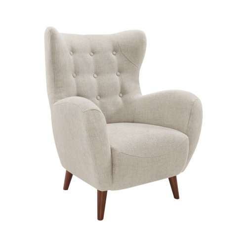 Corrigan Studio® Kriansh MINIMORE Modern Style 34.3" Wide Tufted Polyester Wingback Chair & Reviews | Wayfair