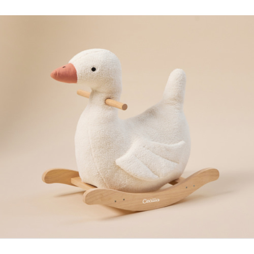 Duckling Plush Nursery Rocker