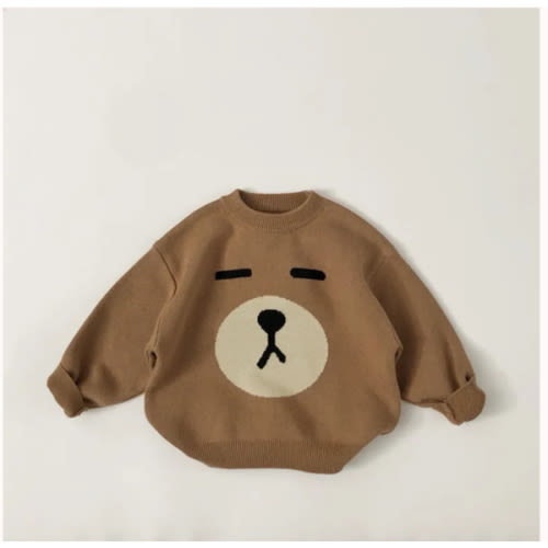 Kid Emoticon Pullover Sweater