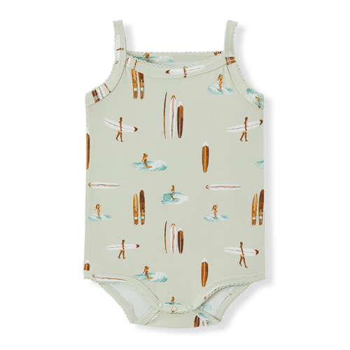Milkbarn Vintage Surf Stretch Sleeveless One Piece | 6-12 Months