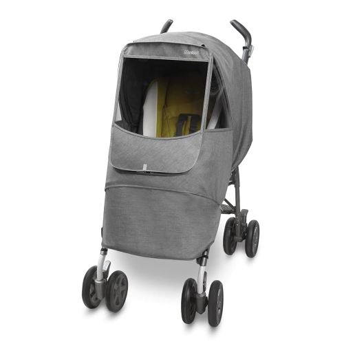 Manito Melange Alpha Stroller Weather Shield (Black Grey)
