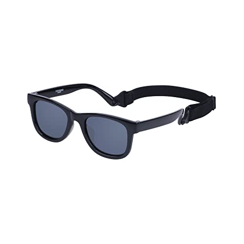 COCOSAND Baby Sunglasses with Strap Polarized Flexible Square UV400 for Infant Toddler Boys Girls Age 0-24 Months