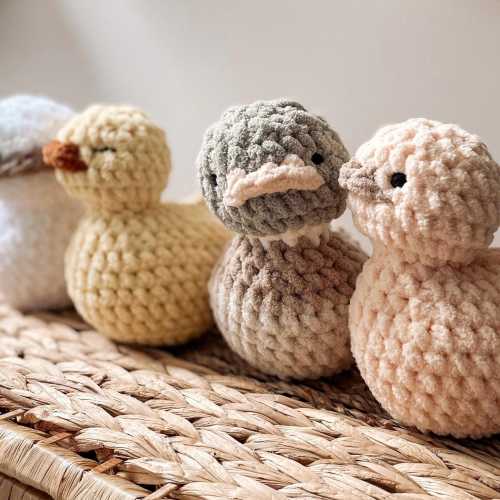 Classic Rubber Duck | Duck Nursery | Crochet Duck | Nursery Shelf Decor | Small Plushie | Stocking Stuffer | Baby Shower Gift | Kid Birthday