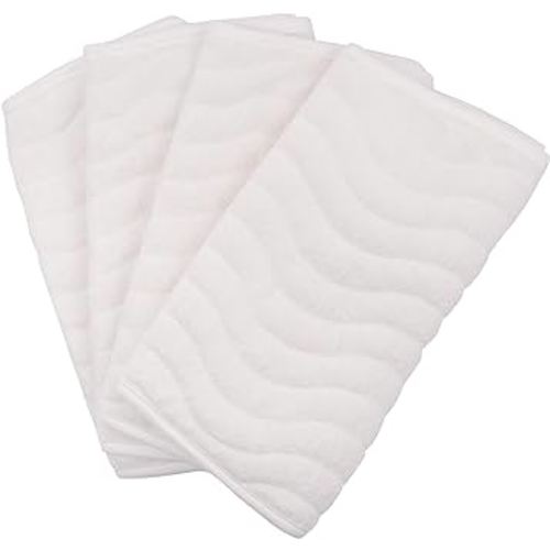Ubbi Quilted Reusable Changing Pad Liners, Easy to Clean, Waterproof, 4 Count