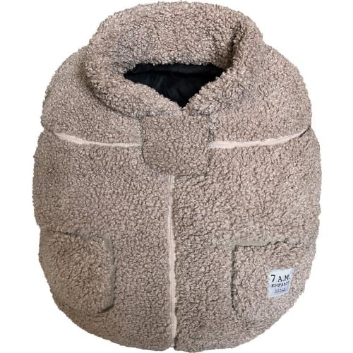 7 A.M. ENFANT Water Resistant Teddy Car Seat Cocoon