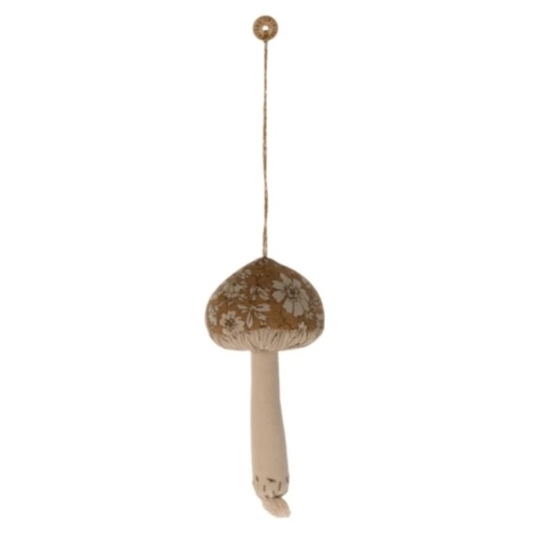 Maileg Mushroom Ornament, Blossom 3 assorted
