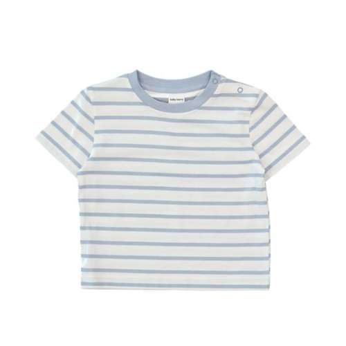 Light Blue Baby Striped Short Sleeve Tee | Best&Less™ Online