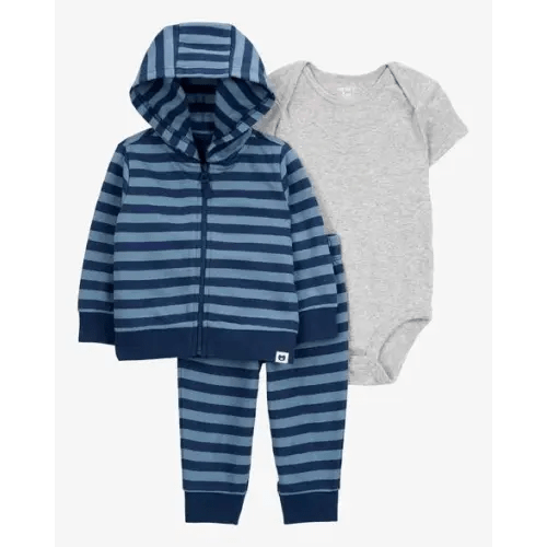 Baby 3-Piece Striped Little Cardigan Set - Carter's | Carter's