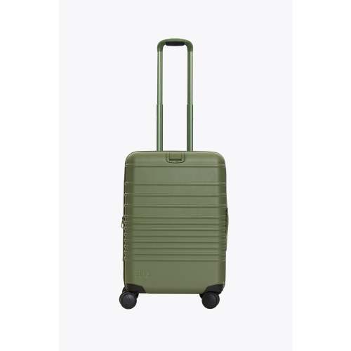 BÉIS 'The Carry-On Roller' in Olive - Olive Green Carry-On Luggage & Suitcases