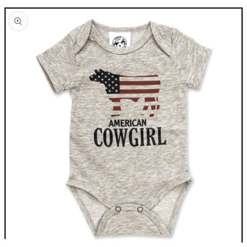 American Cowgirl Onesie – Cowkid Clothing Company