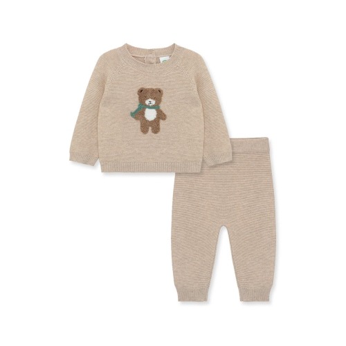 Bear Cotton Sweater Set
