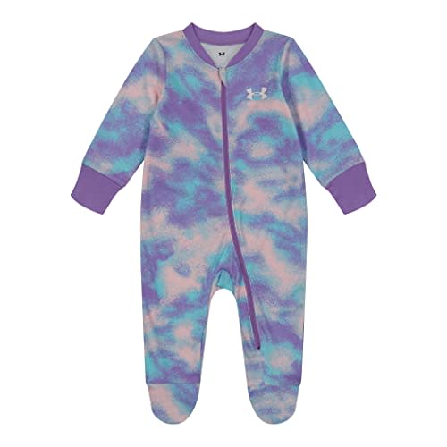 Under Armour baby-girls Coverall Footie, Zip-up Closure, Logo & Printed Designs