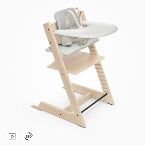Stokke Tripp Trapp Wood High Chair with Tray: Classic Scandinavian Design | Stokke® Online Shop
