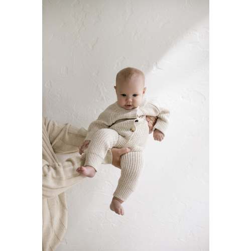 ‘Oatmeal‘ Chunky Knit Playsuit