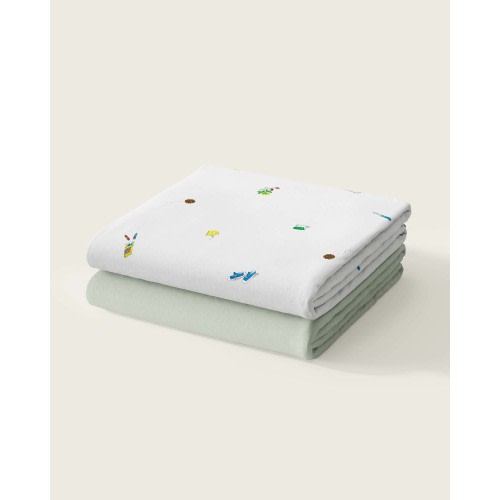 Busy World Crib Sheet Set | Richard Scarry x Nestig
