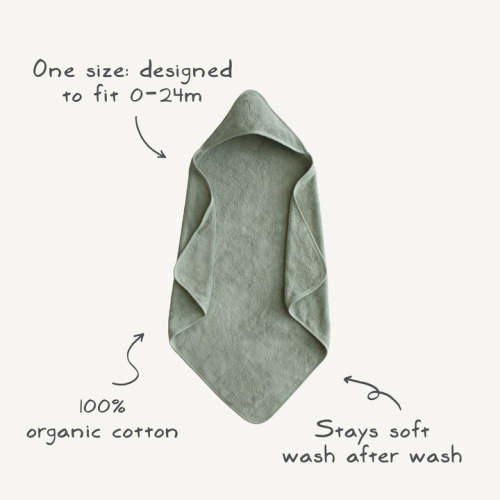 Mushie Baby Hooded Towel