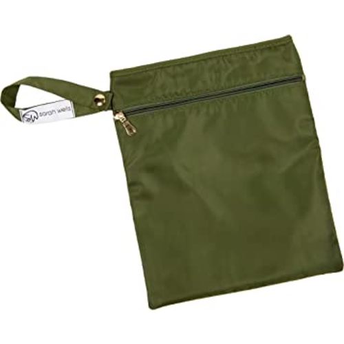 Sarah Wells Pumparoo Wet/Dry Bag for Breast Pump Parts (Olive)