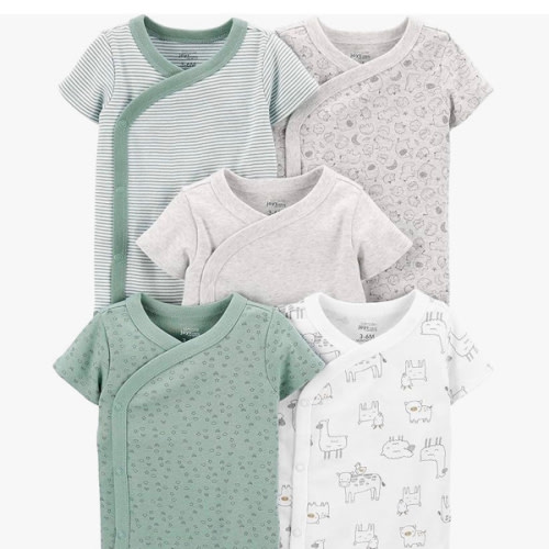Simple Joys by Carter's unisex-baby 5-pack Side Snap Short-sleeve Bodysuit