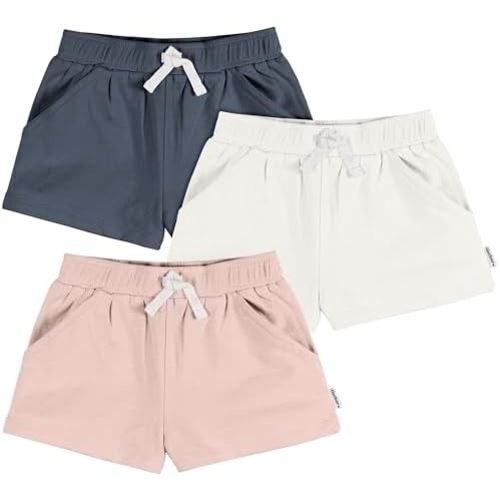 Gerber Baby Girls' 3-Pack Knit Shorts