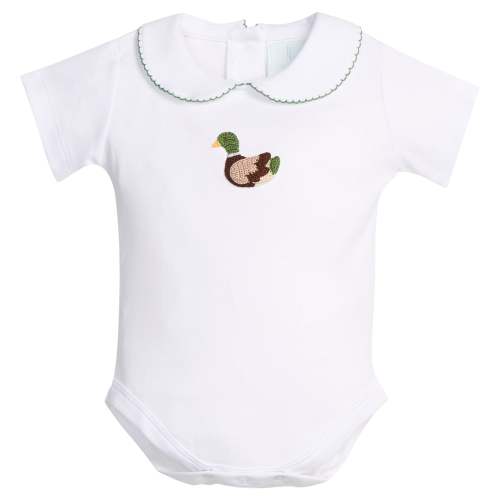 Crochet Peter Pan Onesie - Mallard