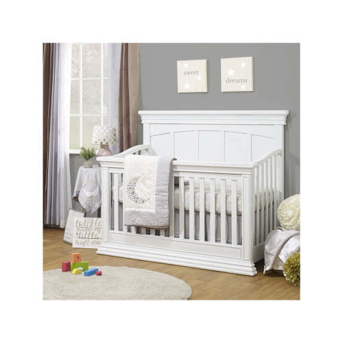 Sorelle Modesto Convertible Crib in White | Bambi Baby