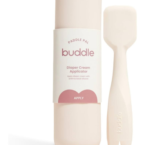 Buddle Paddle Pal Baby Diaper Cream Spatula Silicone Applicator with Carrying Case