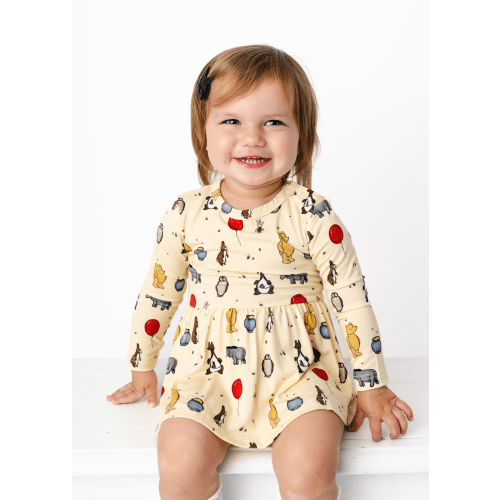 Silly Ole Bear Long Sleeve Baby Dress