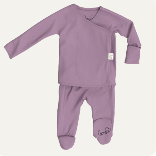 Footie - Fig – Bonsie Skin to Skin Babywear