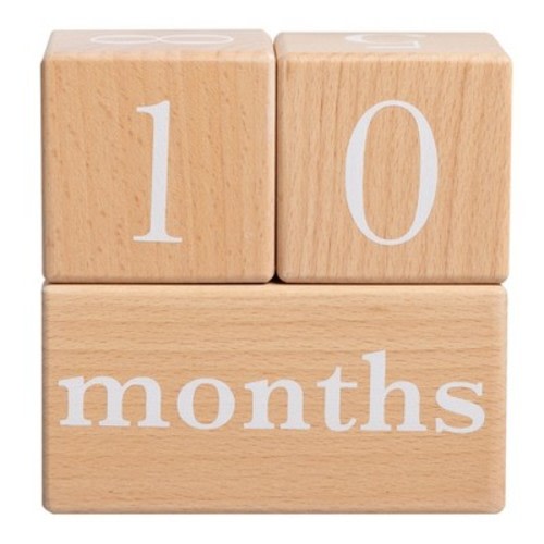 Pearhead Wooden Milestone Blocks Photo Prop