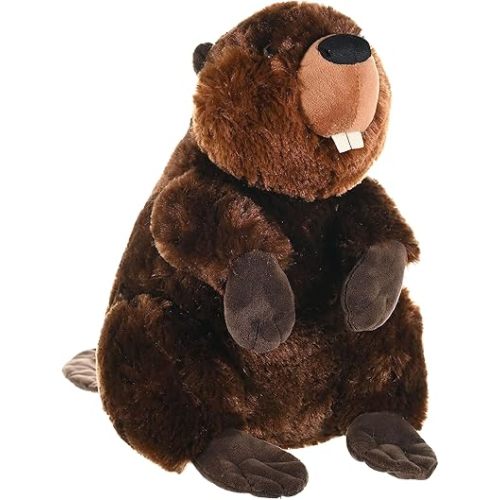 Wild Republic Beaver Plush, Stuffed Animal, Plush Toy, Kids Gifts, Cuddlekins, 12"