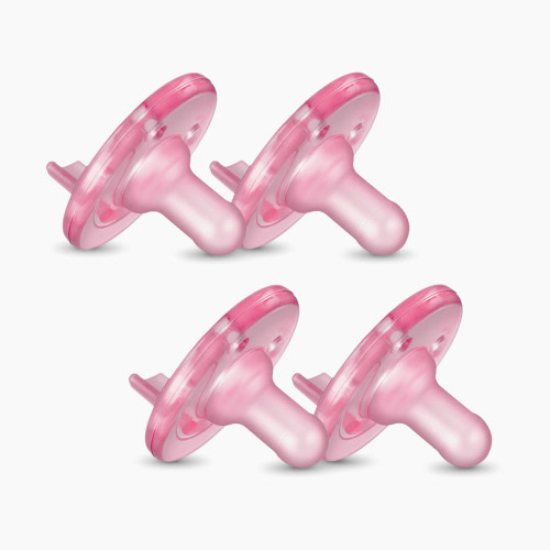 Philips Avent Soothie, 3-18 Months (4 Pack) - Pink, 4