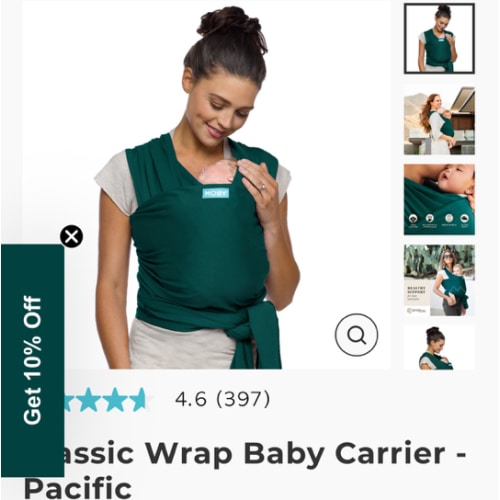 Classic Wrap Baby Carrier - Pacific