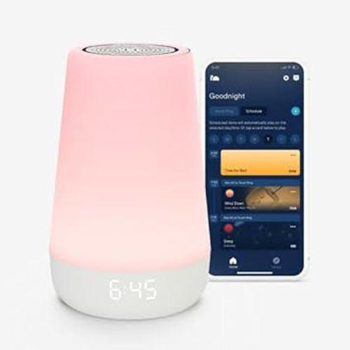 Hatch Rest Baby Sound Machine, Night Light | 2nd Gen | Sleep Trainer, Time-to-Rise Alarm Clock, White Noise Soother, Music & Stories for Nursery, Toddler & Kids Bedroom (Wi-Fi)